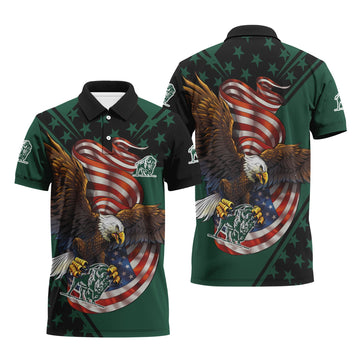 Buffalo Trace USA Iron Wings Legion Polo Shirt