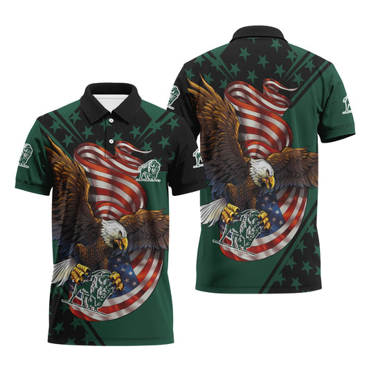 Buffalo Trace USA Iron Wings Legion Polo Shirt