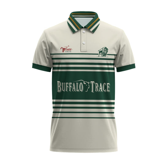  Buffalo Trace Vintage Stripe Polo Shirt