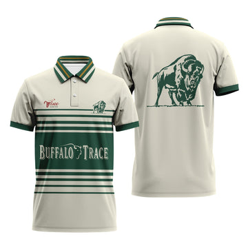  Buffalo Trace Vintage Stripe Polo Shirt