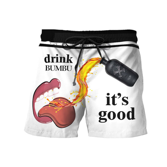 Drink Bumbu Rum It's Good Swim Trunks - VinoVogue.com