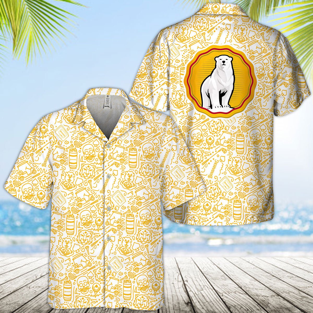 Bundaberg Summer Doodle Art Hawaiian Shirt - VinoVogue.com