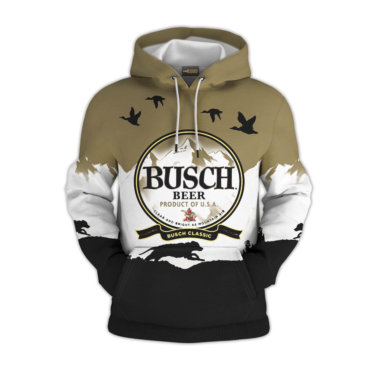 Busch Classic Beer Seagull Hoodie