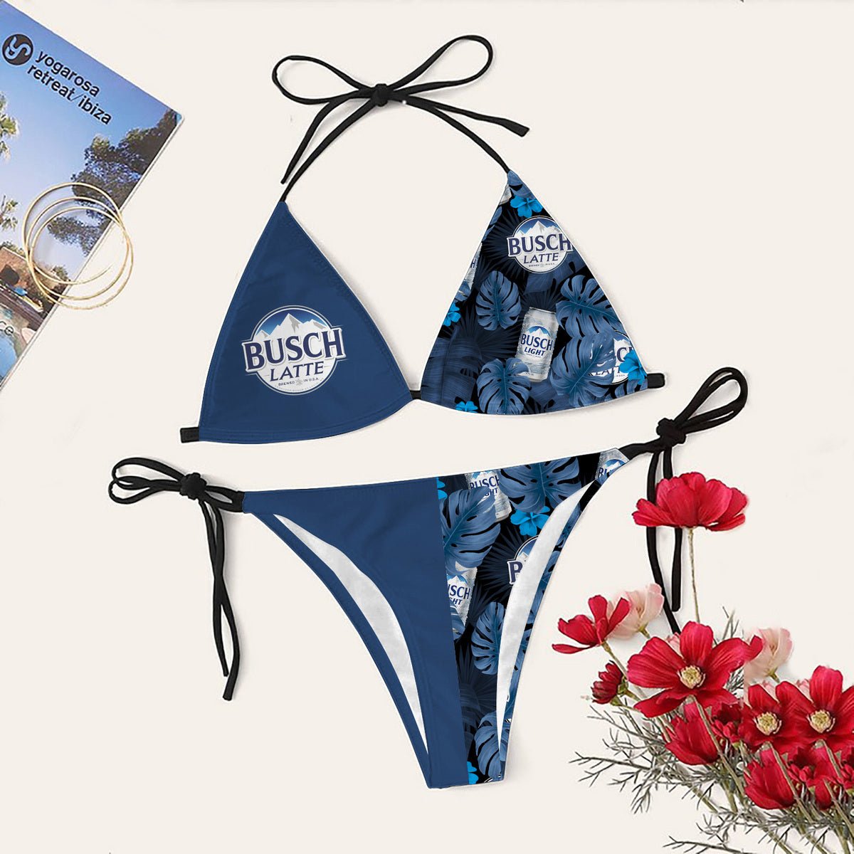 Busch Latte Triangle Beach Bikini - VinoVogue.com