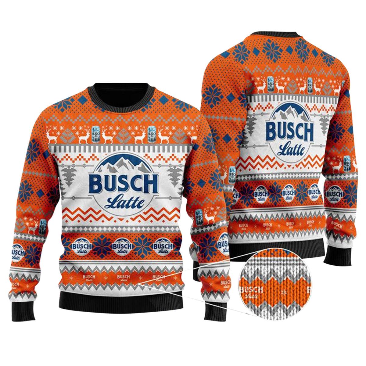 Busch Latte Ugly Sweater