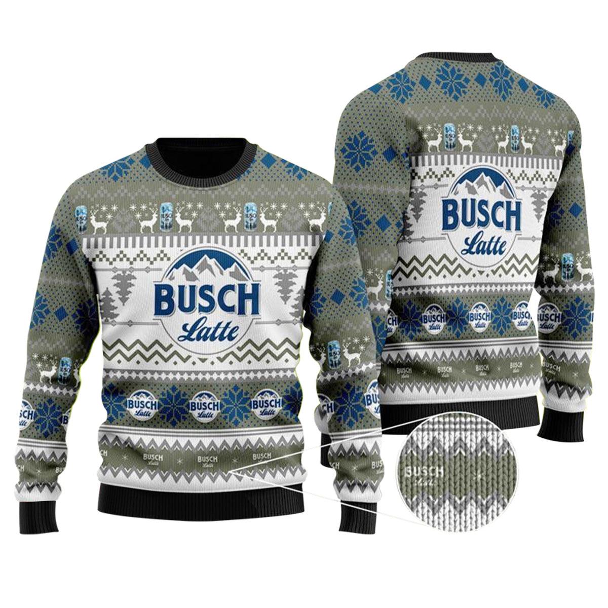 Busch Latte Ugly Sweater