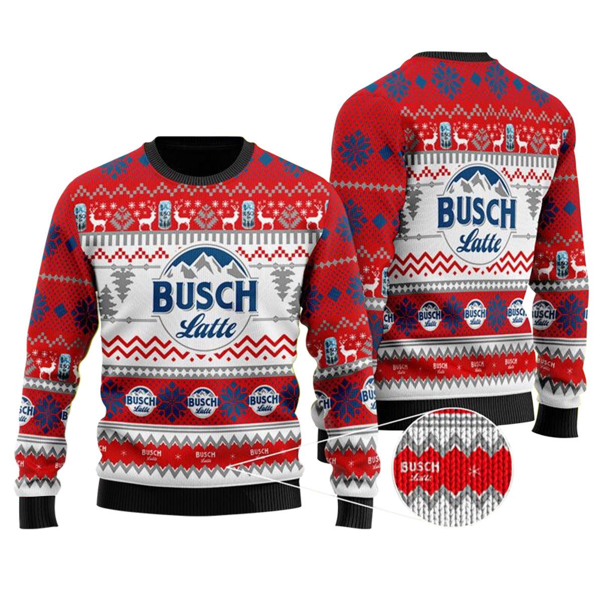 Busch Latte Ugly Sweater