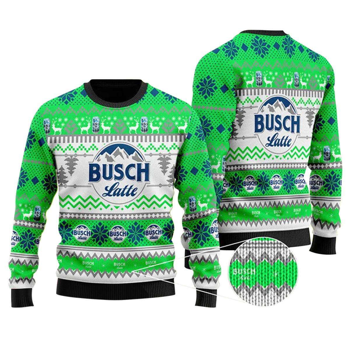 Busch Latte Ugly Sweater