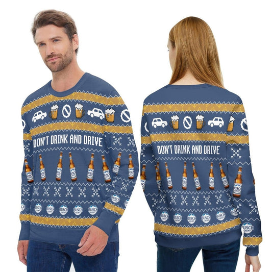 Busch Light Don't Drink And Drive Ugly Sweater - VinoVogue.com