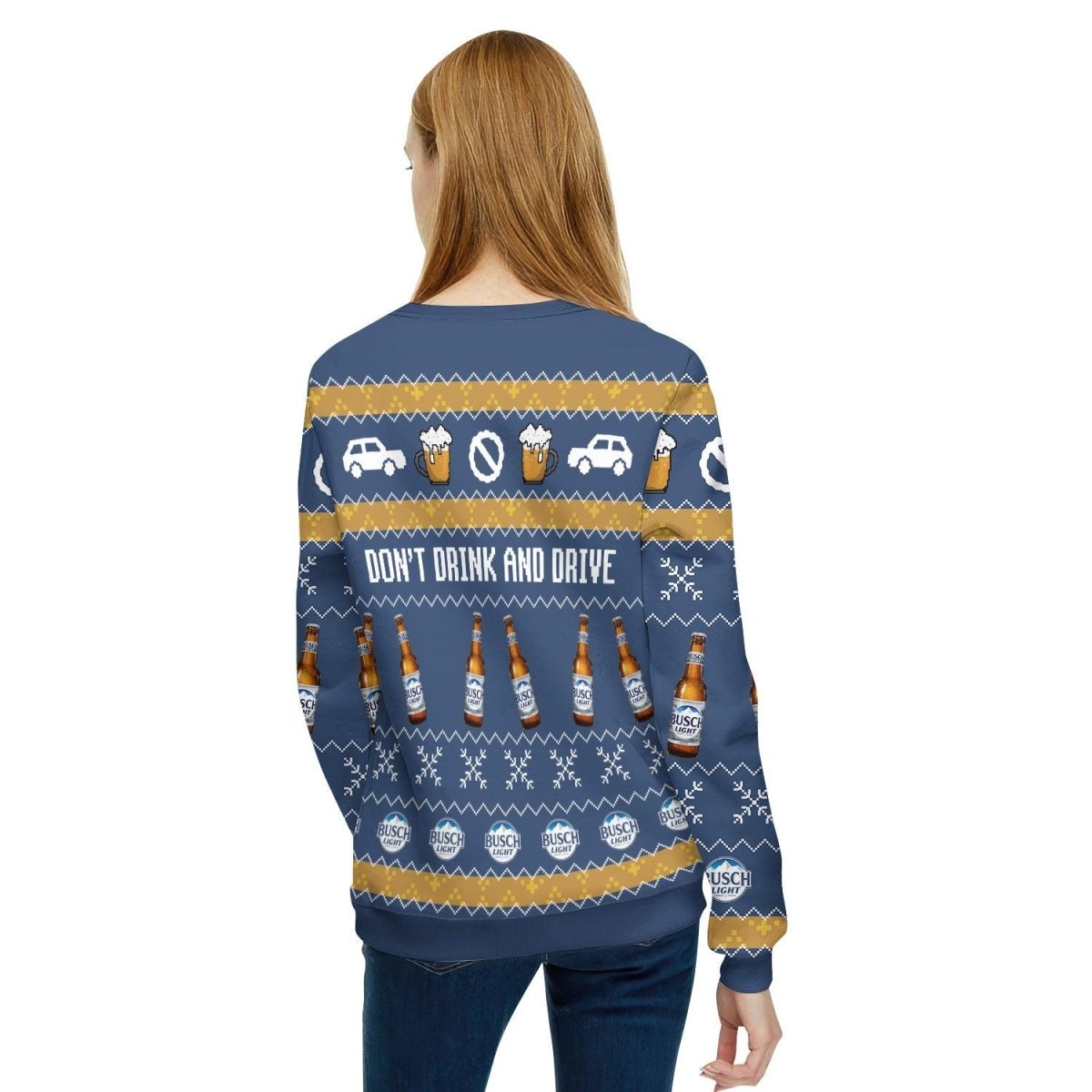 Busch Light Don't Drink And Drive Ugly Sweater - VinoVogue.com