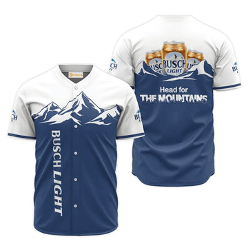 Busch Light Head For The Mountains Jersey Shirt - VinoVogue.com