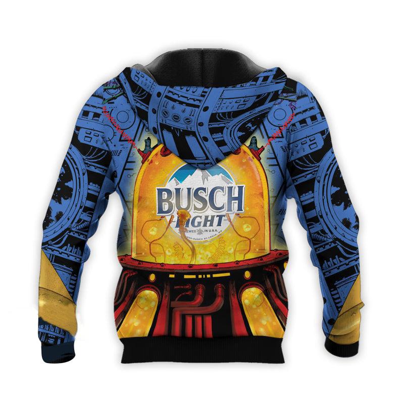 Busch Light Old Solitary Astronaut Hoodie