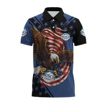 Busch Light USA Iron Wings Legion Polo Shirt