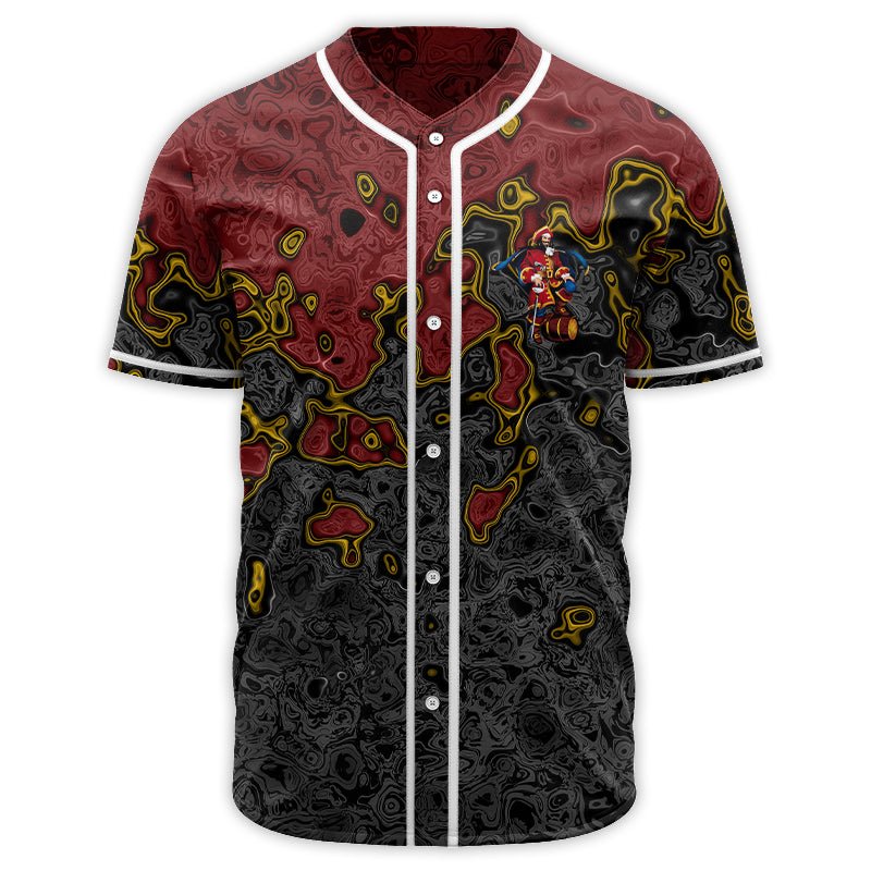 Holographic Colorful Captain Morgan Baseball Jersey - VinoVogue.com