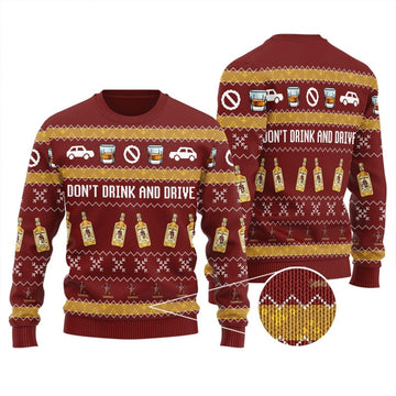 Caption Morgan Don't Drink And Drive Ugly Sweater - VinoVogue.com