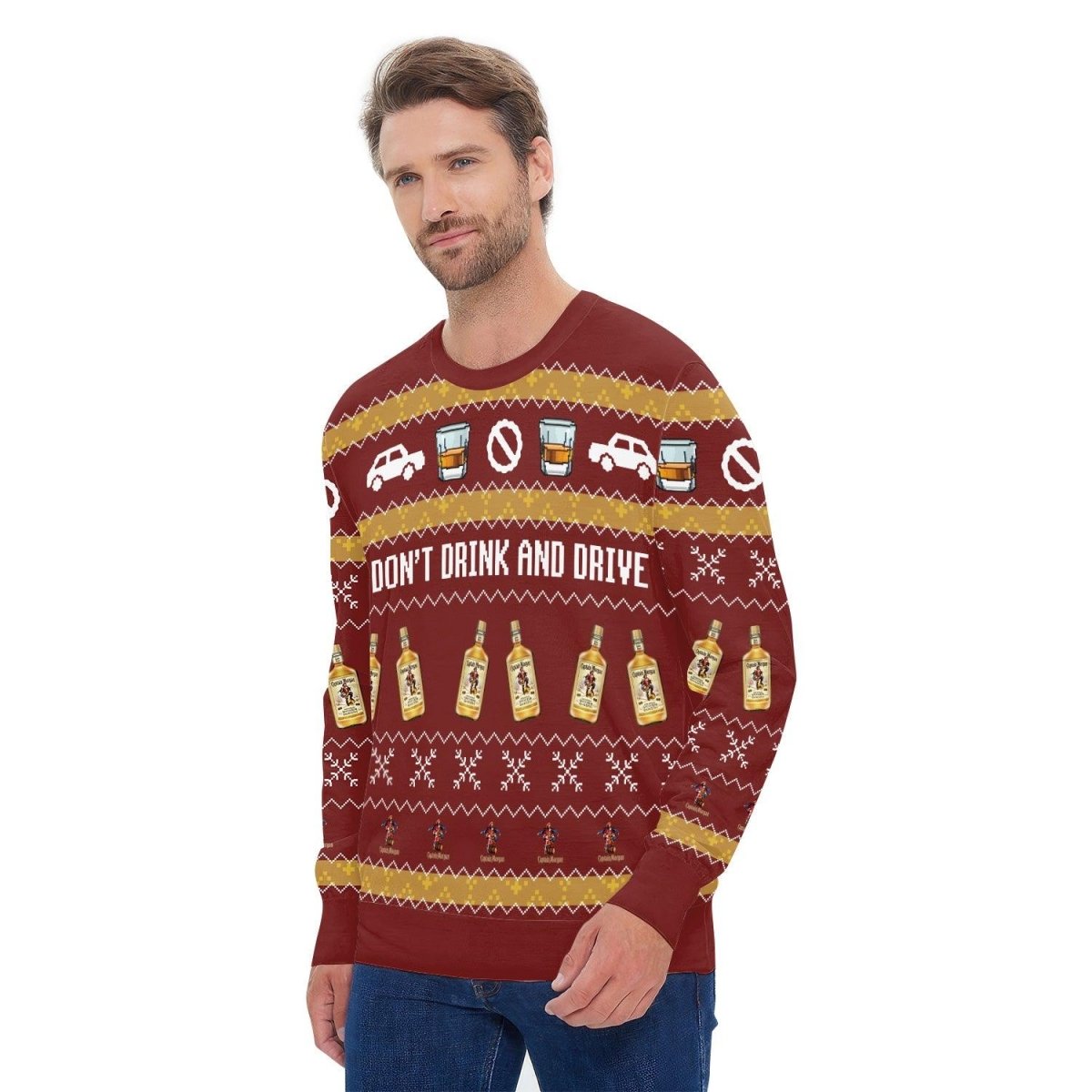 Caption Morgan Don't Drink And Drive Ugly Sweater - VinoVogue.com