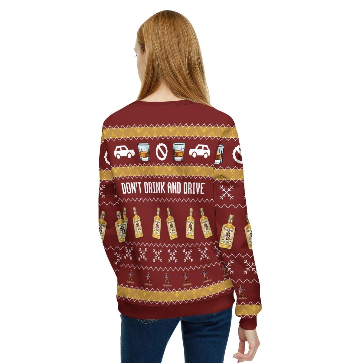 Caption Morgan Don't Drink And Drive Ugly Sweater - VinoVogue.com