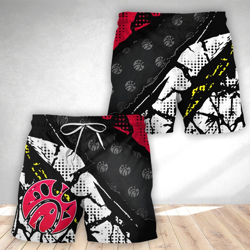 Halftone Chick - fil - A Swim Trunks - VinoVogue.com