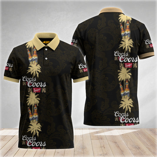 Tropical Coors Banquet Is With You Polo Shirt