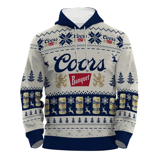 Coors Banquet Snowy Sips Pullover & Zip Hoodie