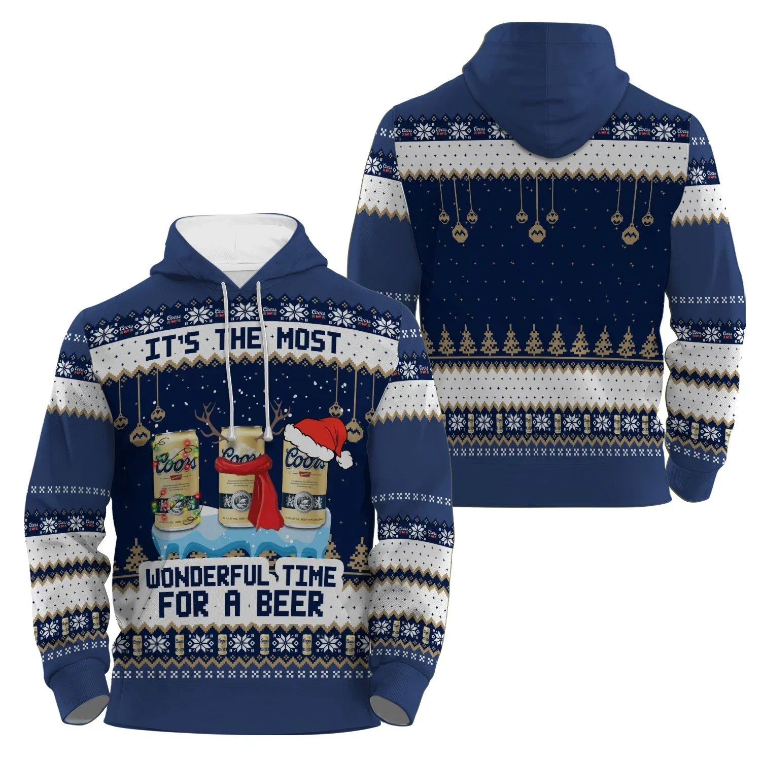 Coors Banquet The Most Wonderful Time Pullover & Zip Hoodie