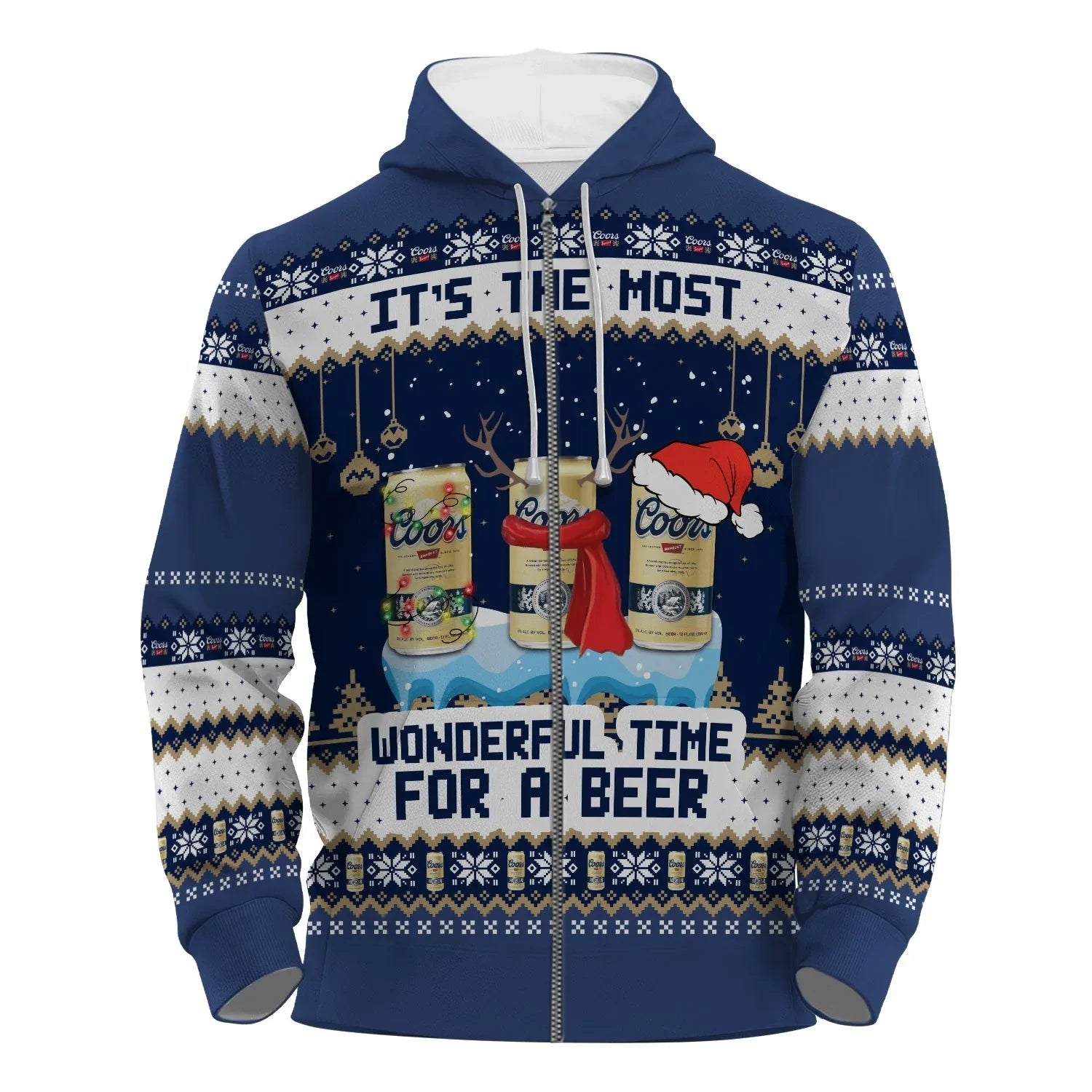 Coors Banquet The Most Wonderful Time Pullover & Zip Hoodie