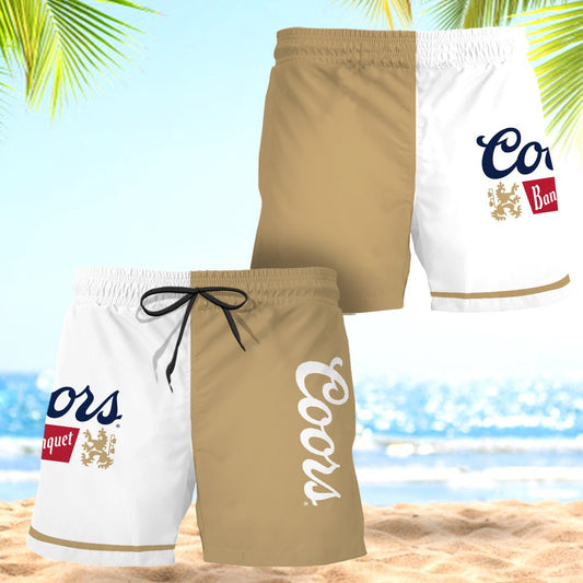 Coors Banquet Basic Colorful Swim Trunks - VinoVogue.com