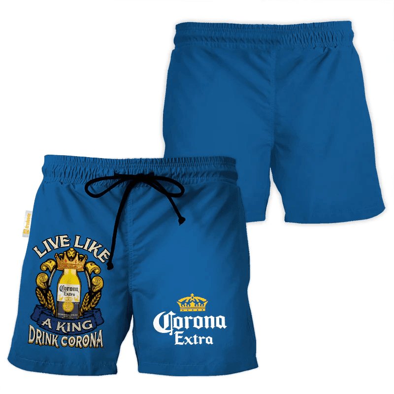 Corona Extra Blue Basic Swim Trunks - VinoVogue.com