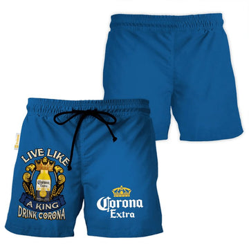 Corona Extra Blue Basic Swim Trunks - VinoVogue.com