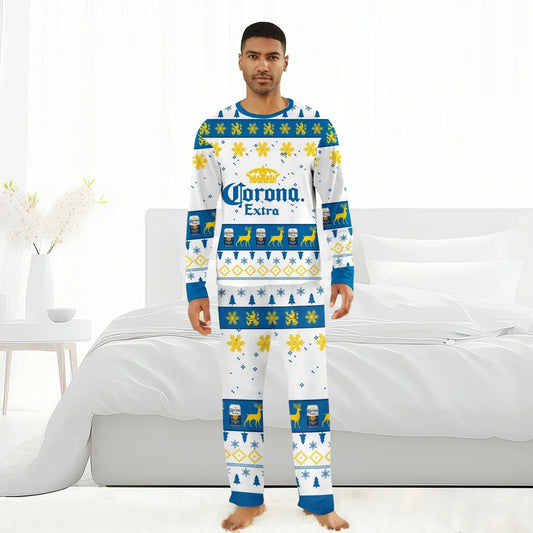 Corona Extra Winter Christmas Family Pajamas Set