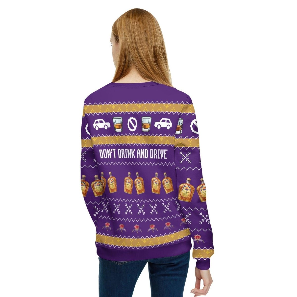 Crown Royal Don't Drink And Drive Ugly Sweater - VinoVogue.com