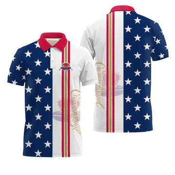 Crown Royal Fourth Of July Polo Shirt - VinoVogue.com