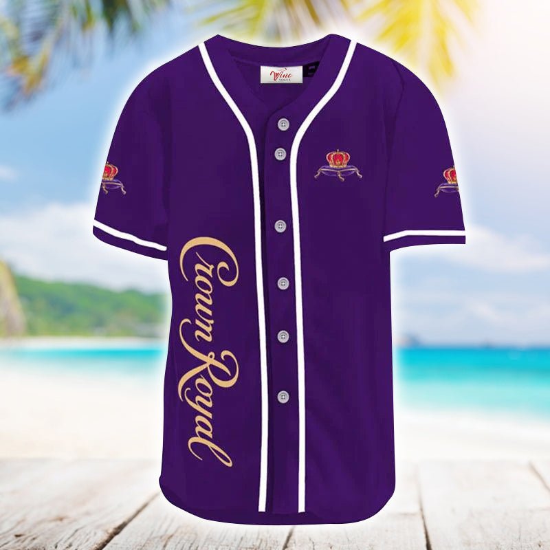 Crown Royal Live Like A King Baseball Jersey - VinoVogue.com