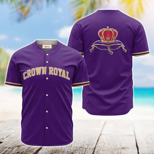 Crown Royal Purple Basic Jersey Shirt - VinoVogue.com