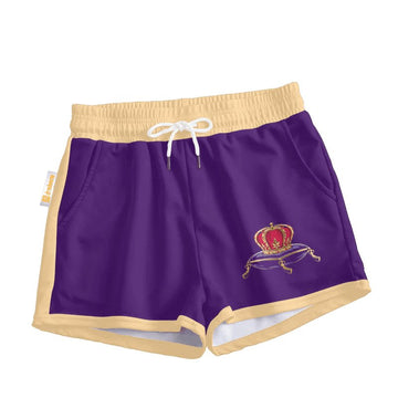 Crown Royal Purple Basic Women's Casual Shorts - VinoVogue.com