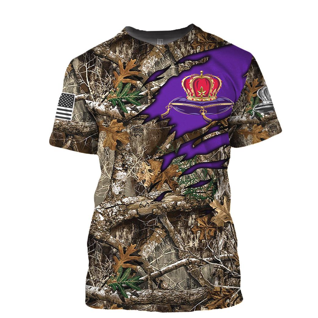 Crown Royal Stalk Tree With USA Flag T-Shirt