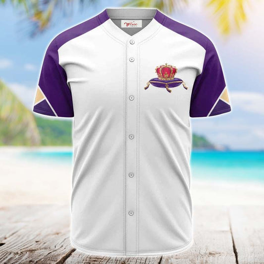 Crown Royal White And Purple Jersey Shirt - VinoVogue.com