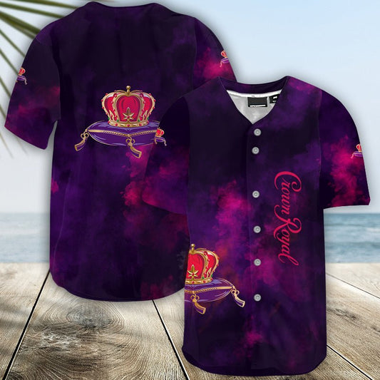 Crown Royal Colorful Smoke Jersey Shirt - VinoVogue.com