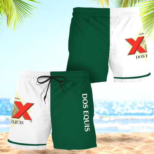 Dos Equis Basic Colorful Swim Trunks - VinoVogue.com