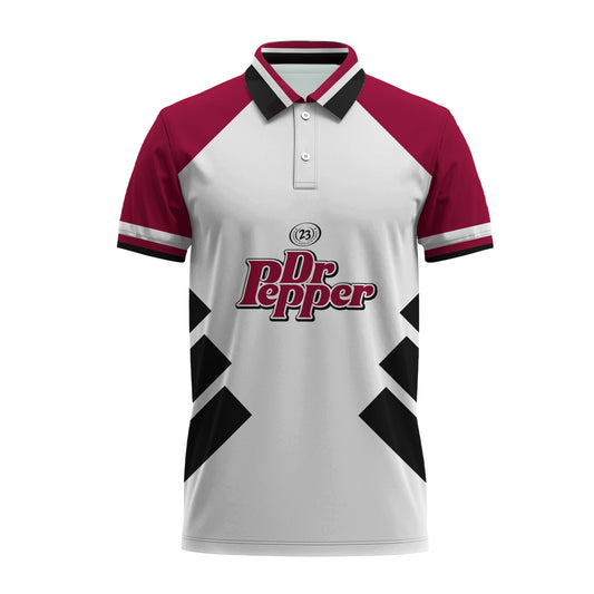Dr Pepper Bold Line Polo Shirt