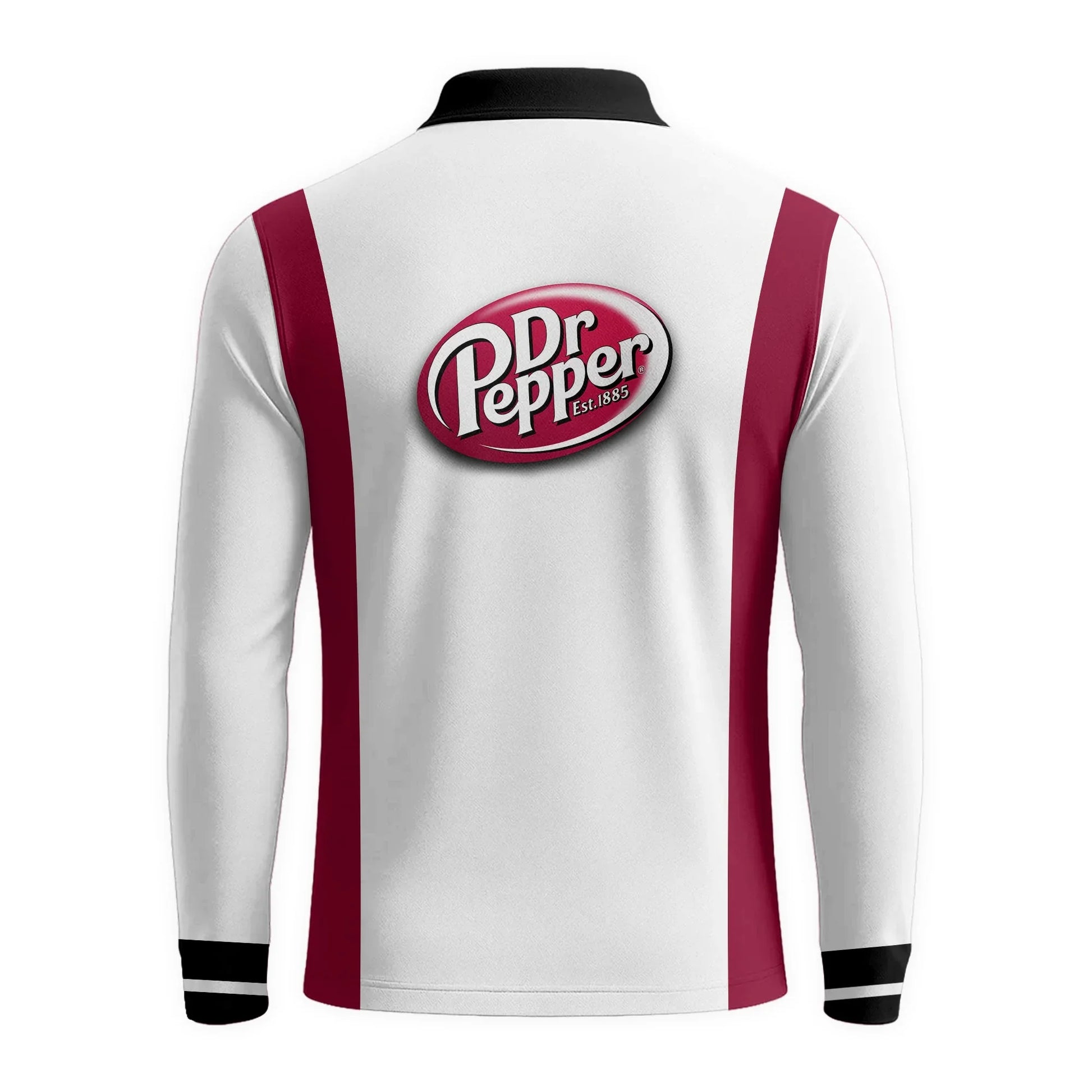  Dr Pepper Sacred Maria Golf Long Sleeve Polo Shirt
