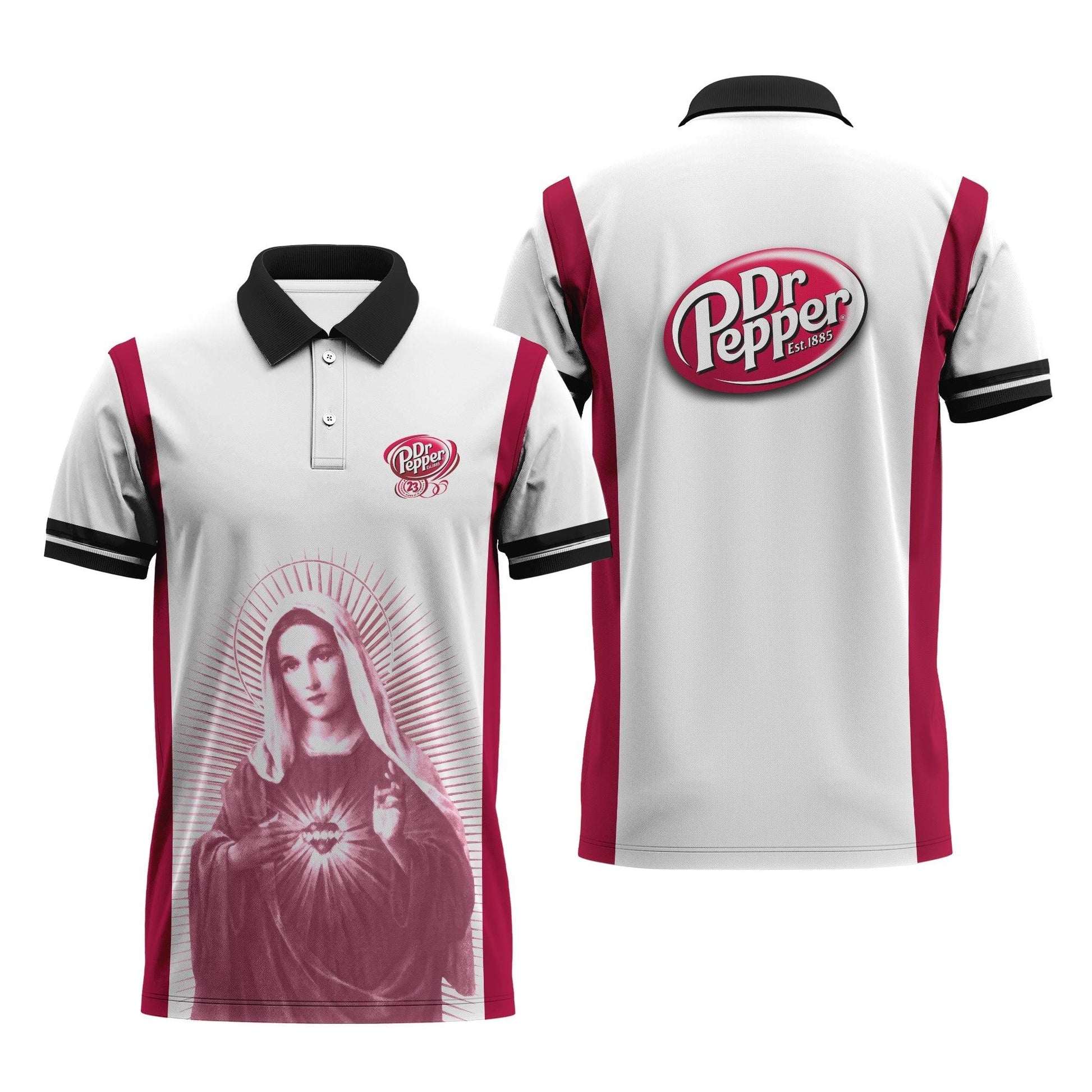 Dr Pepper Sacred Maria Polo Shirt