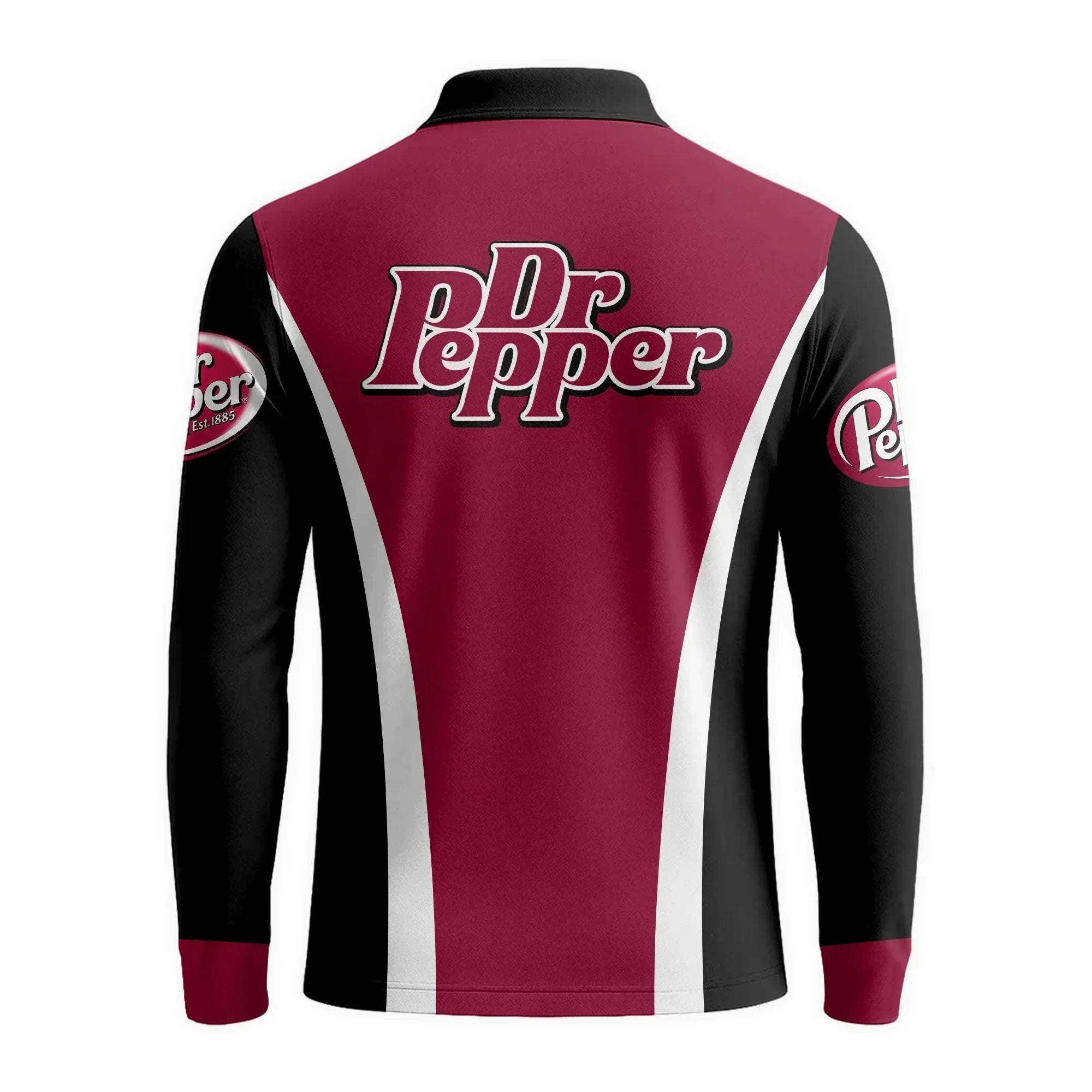 Dr Pepper Summit Flow Golf Long Sleeve Polo Shirt | Polo Shirt