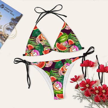 Dunkin' Donuts Watermelon Triangle Bikini - VinoVogue.com