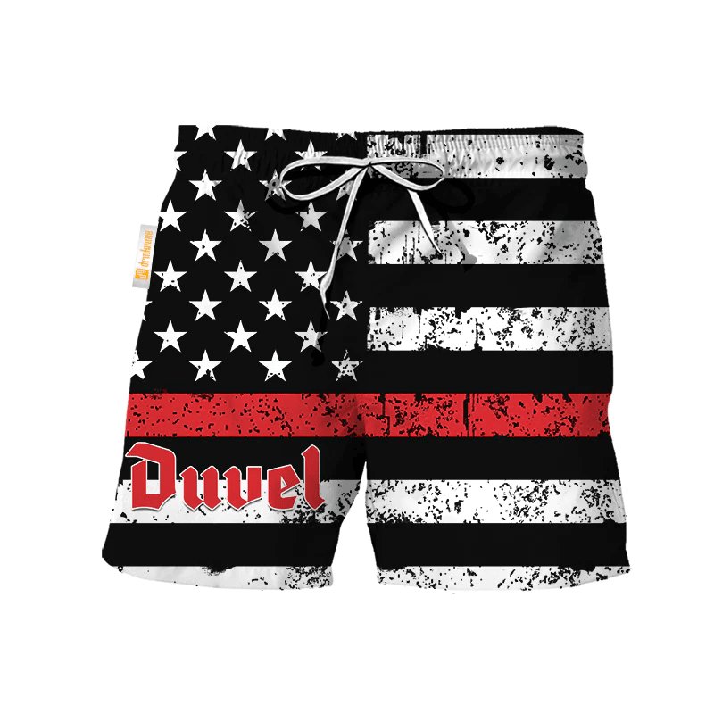 Duvel USA Flag Swim Trunks - VinoVogue.com