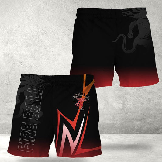 Fireball Esport Style Swim Trunks - VinoVogue.com