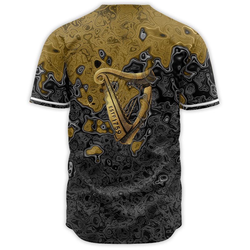 Holographic Colorful Guinness Baseball Jersey - VinoVogue.com