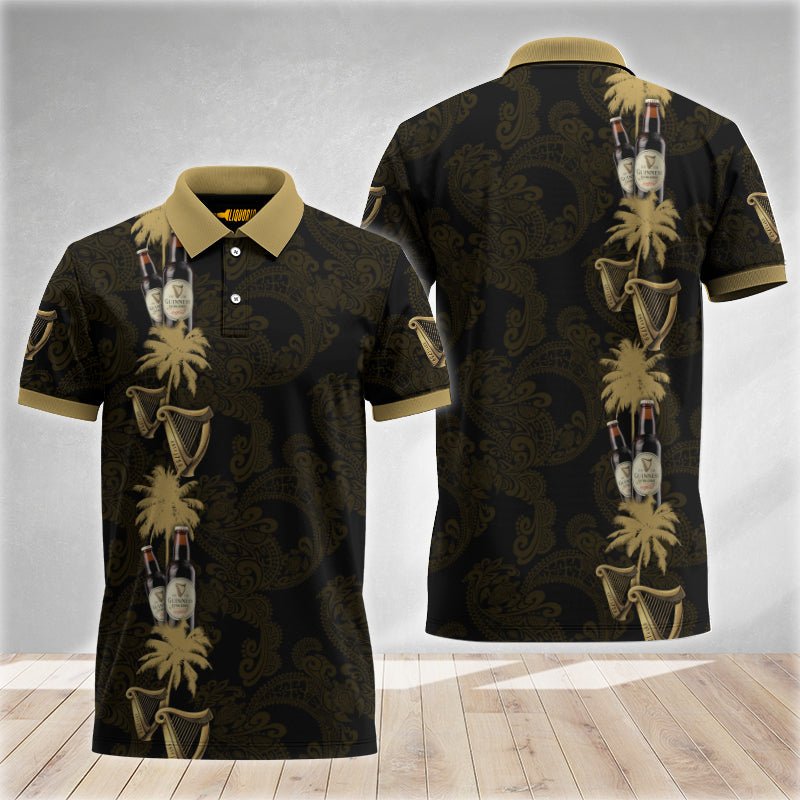 Tropical Guinness Is With You Polo Shirt - VinoVogue.com