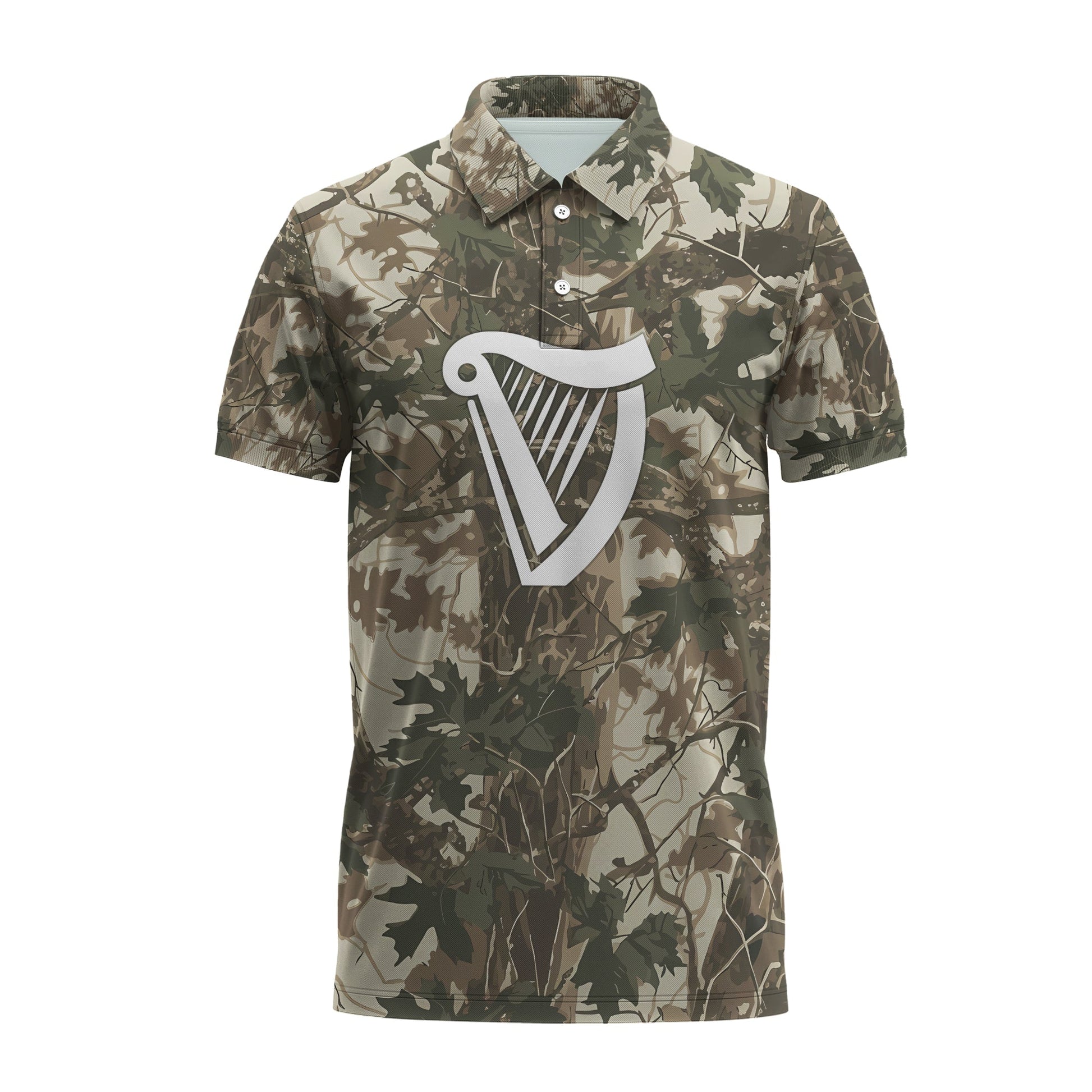 Guinness Country Camo Polo Shirt