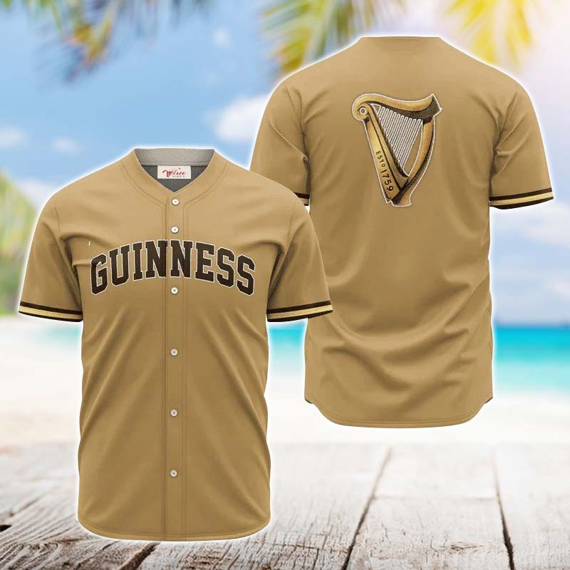 Guinness Gold Basic Jersey Shirt - VinoVogue.com
